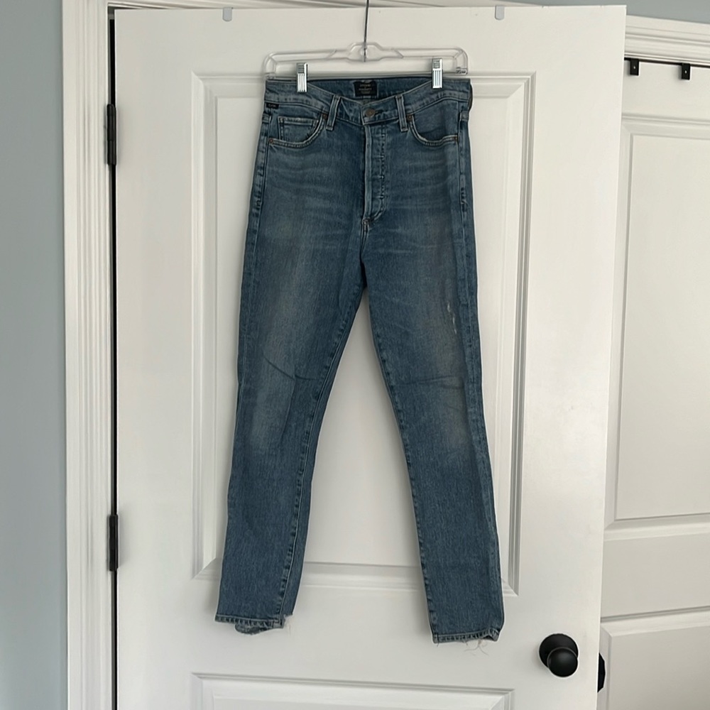 Citizens of Humanity Olivia High Rise Slim Ankle Jeans